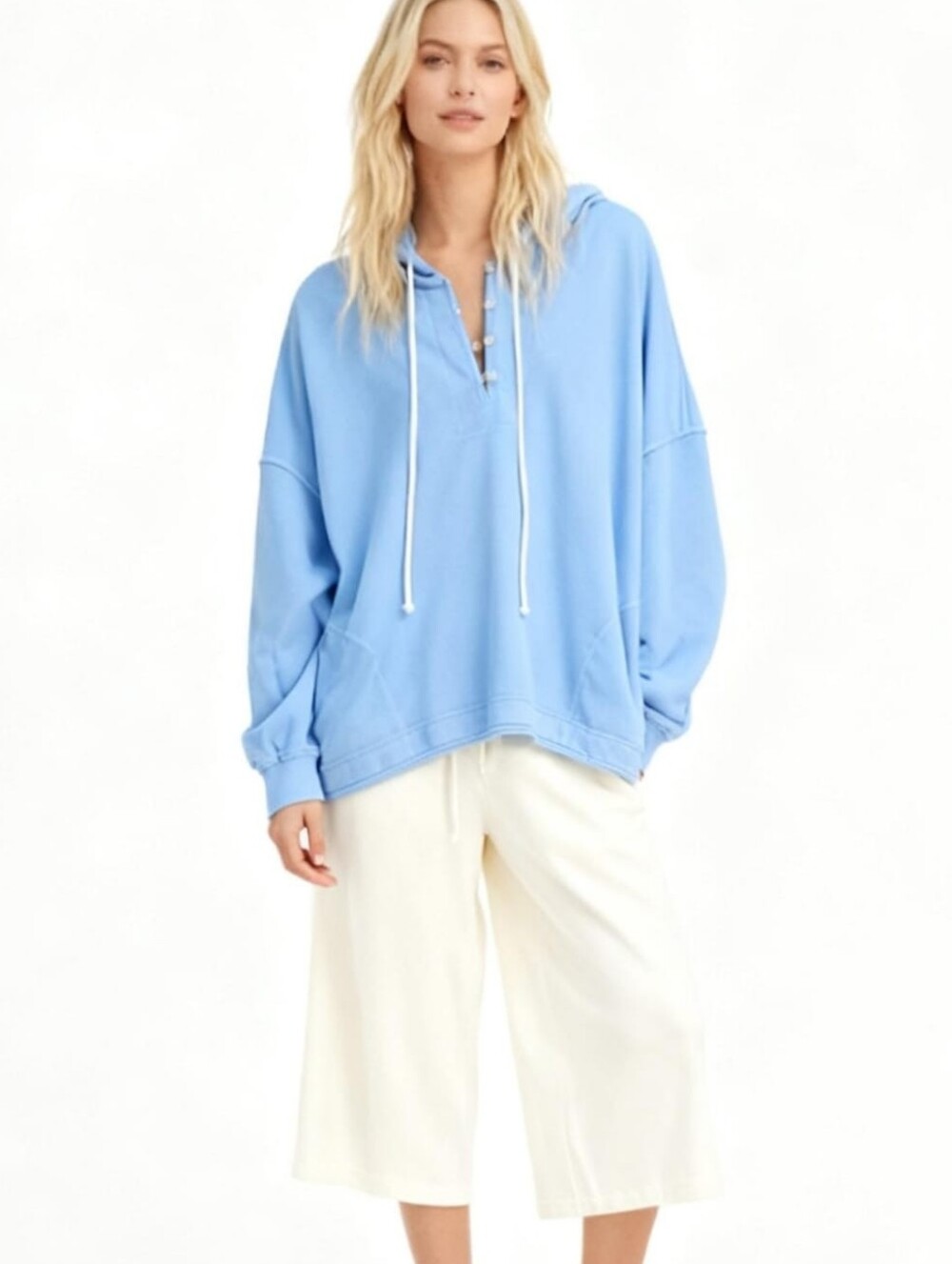 Aerie Oversized Cotton Beach Hoodie Size M